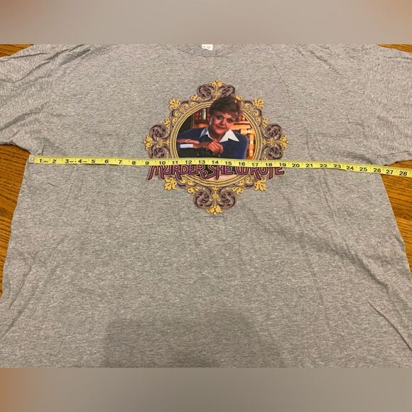 Murder She Wrote Grey Jessica Logo Fan TShirt - Picture 8 of 10